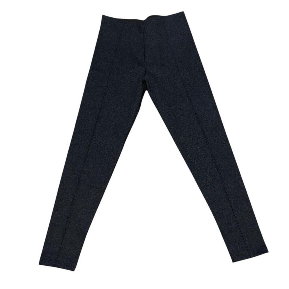 Zara Dark Gray Pull On Seamed Legging Pants Size M